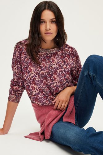 Pull fin à fleurs et lurex - JALYSSA - Couleur : / - Taille : T1 - Pablo - Modalova