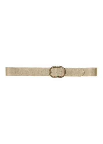 Ceinture dorée en cuir boucle fantaisie - La Fée Maraboutée - Modalova