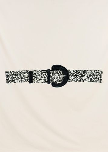 Ceinture élastiquée boucle recouverte - La Fée Maraboutée - Modalova