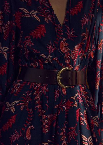 Ceinture aubergine boucle western - La Fée Maraboutée - Modalova