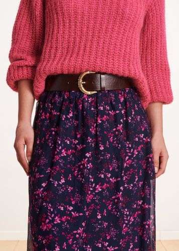 Ceinture aubergine boucle western - La Fée Maraboutée - Modalova