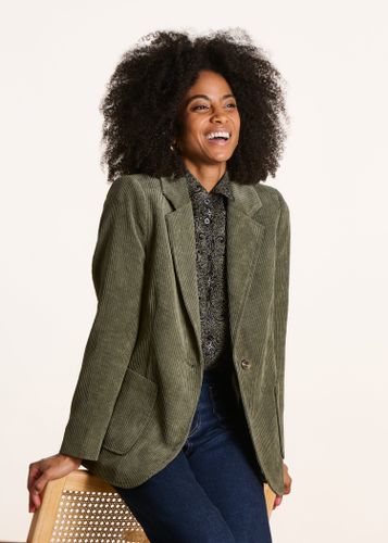 Veste tailleur en velours côtelé - La Fée Maraboutée - Modalova