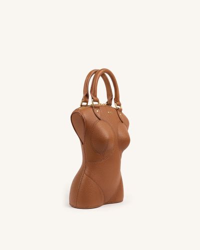 Tara Sac à main sculpté - Marron - JW PEI - Modalova