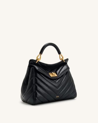 Lucia Sac classique à poignée supérieure - Noir ébène - JW PEI - Modalova