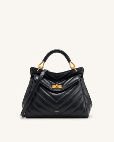 Lucia Sac classique à poignée supérieure - Noir ébène - JW PEI - Modalova