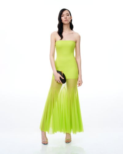 Robe en mesh Thalassa – Vert citron - JW PEI - Modalova