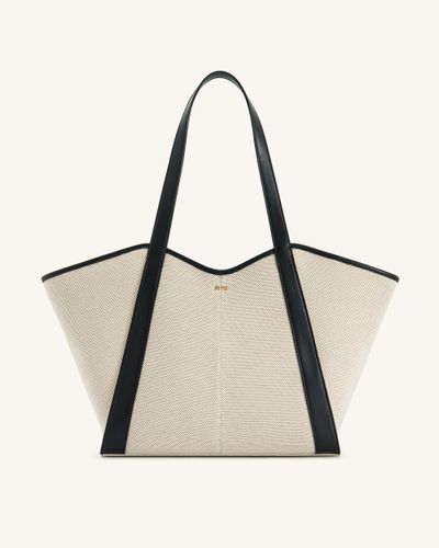 Sac cabas grande capacité Kiana – Toile noire - JW PEI - Modalova