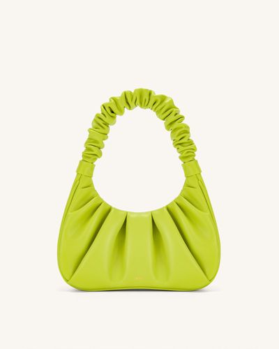 Sac à main hobo Gabbi plissé - Cyber Lime - JW PEI - Modalova