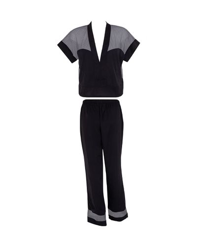 Richmond Long Pyjama Set Black - Bluebella - US - Modalova
