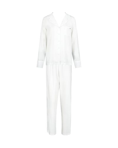 Tarcon Eco Viscose Long Pajama Set White - Bluebella - US - Modalova