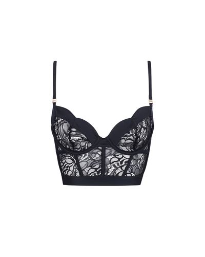 Eleanora Wired Bustier Black - Bluebella - Modalova