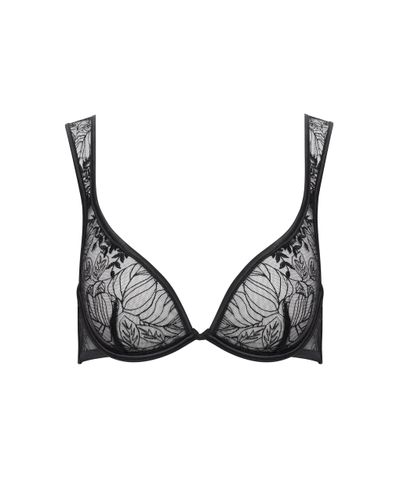 Bluebella Seraphim Embroidered Sheer Bra Black - 32A - Bluebella - US - Modalova