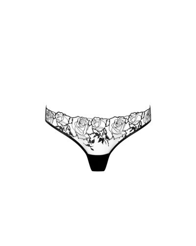 Bluebella Rosalie Panties Black/Sheer - S - Bluebella - US - Modalova