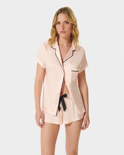 Abigail Shirt and Short Set - Pink / S - Bluebella - Modalova