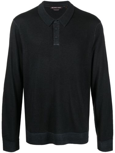 Long Sleeved Polo Shirt - Michael Kors - Modalova