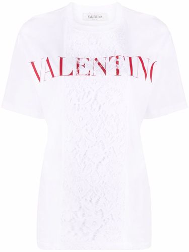 VALENTINO - Cotton Logo T-shirt - Valentino - Modalova