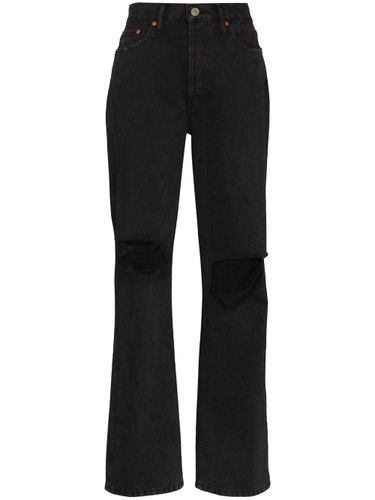 RE/DONE - Black Wash Jeans - Re/Done - Modalova
