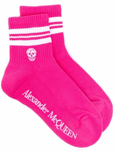 Logo Cotton Socks - Alexander McQueen - Modalova