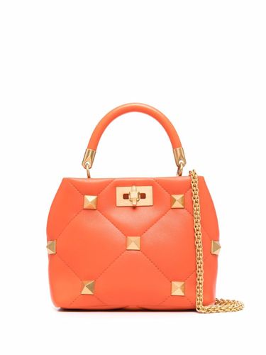 Roman Stud Small Leather Handbag - Valentino Garavani - Modalova
