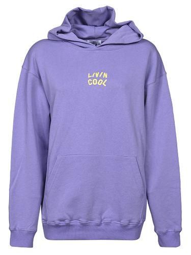 Cotton Oversized Logo Hoodie - Livincool - Modalova