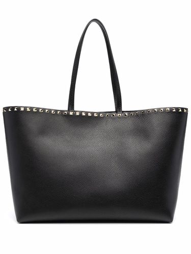 Rockstud Leather Tote Bag - Valentino Garavani - Modalova