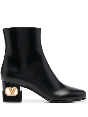 Heritage Leather Boots - Valentino Garavani - Modalova
