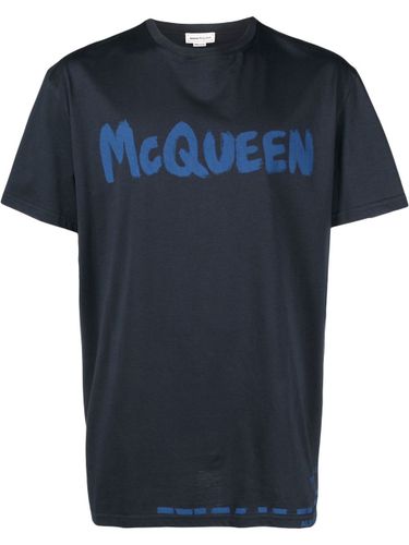Logo Cotton T-shirt - Alexander McQueen - Modalova