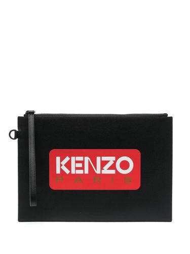 KENZO - Kenzo Paris Leather Pouch - Kenzo - Modalova