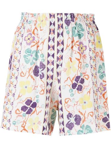 SEE BY CHLOÃ - Printed Linen Blend Shorts - See By ChloÃ© - Modalova