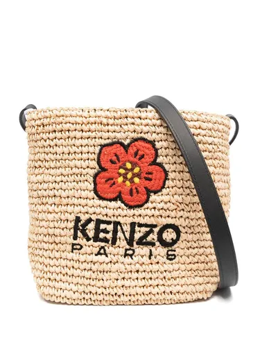 KENZO - Boke Flower Rafia Mini Bag - Kenzo - Modalova