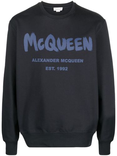 Logo Cotton Sweatshirt - Alexander McQueen - Modalova