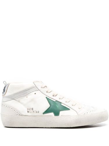 Mid Star Leather Sneakers - Golden Goose - Modalova