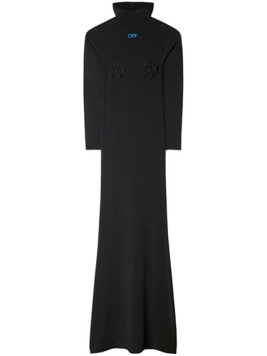 OFF-WHITE - High-neck Long Dress - Off-White - Modalova