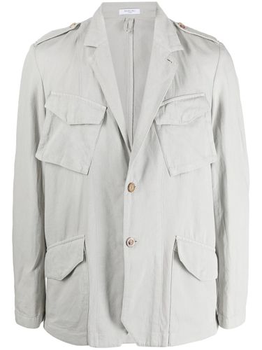 Blen Linen Single-breasted Jacket - Boglioli - Modalova