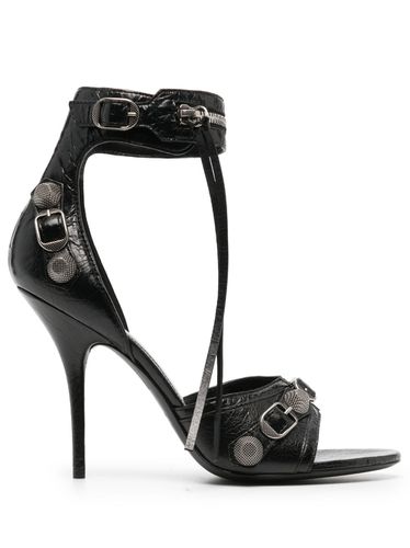 Le Cagole Leather Heel Sandals - Balenciaga - Modalova
