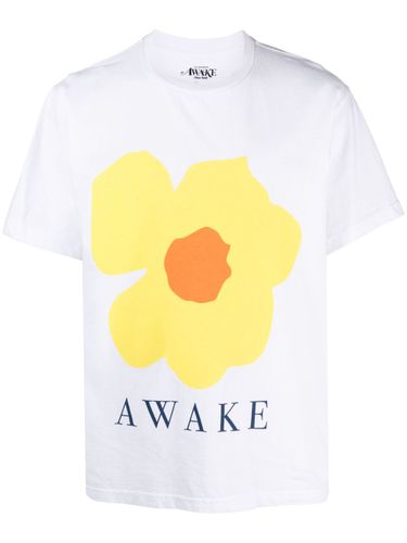 AWAKE NY - Floral Printed T-shirt - Awake Ny - Modalova