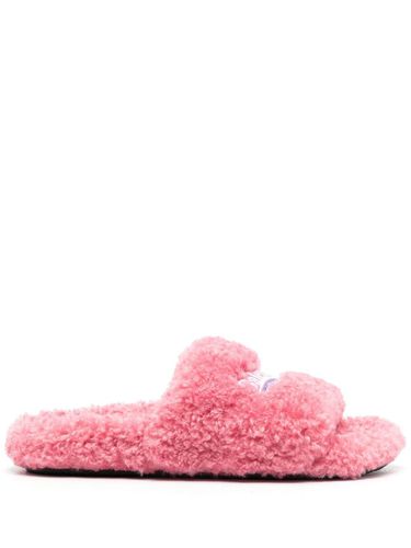 BALENCIAGA - Furry Slides - Balenciaga - Modalova