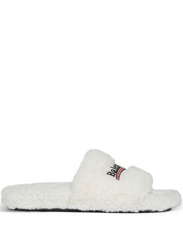 BALENCIAGA - Furry Slides - Balenciaga - Modalova