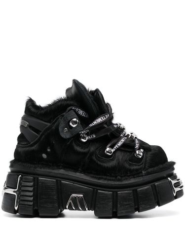 Leather Platform Sneakers - Vetements X New Rock - Modalova