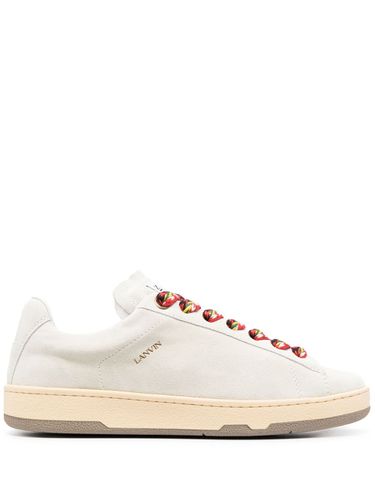 LANVIN - Lite Curb Leather Sneakers - Lanvin - Modalova