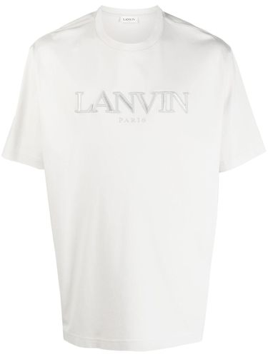 LANVIN - Logo Cotton T-shirt - Lanvin - Modalova