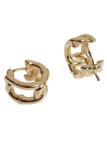 Chain Hoop Earrings - Bottega Veneta - Modalova