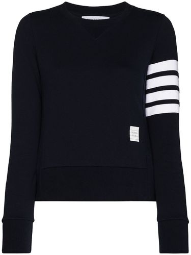 Bar Cotton Crewneck Sweatshirt - Thom Browne - Modalova