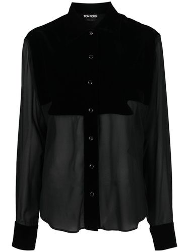 TOM FORD - Silk Georgette Shirt - Tom Ford - Modalova