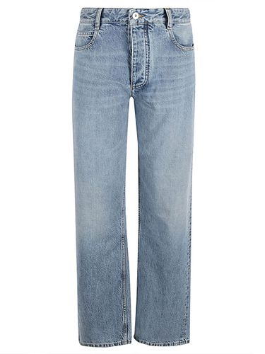 Wide Leg Denim Cotton Jeans - Bottega Veneta - Modalova