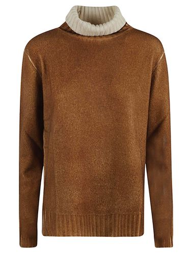 Wool And Cashmere Blend Turtleneck Sweater - Alessandro Aste - Modalova
