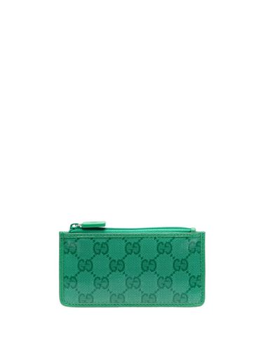 GUCCI - Leather Zipped Card Case - Gucci - Modalova