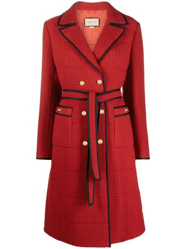 GUCCI - Wool Doulbe-breasted Coat - Gucci - Modalova