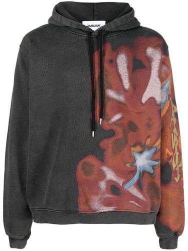 AMBUSH - Printed Cotton Hoodie - Ambush - Modalova