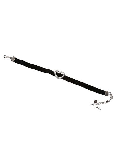 Rv Heart Pearl Velvet Choker - Roger Vivier - Modalova